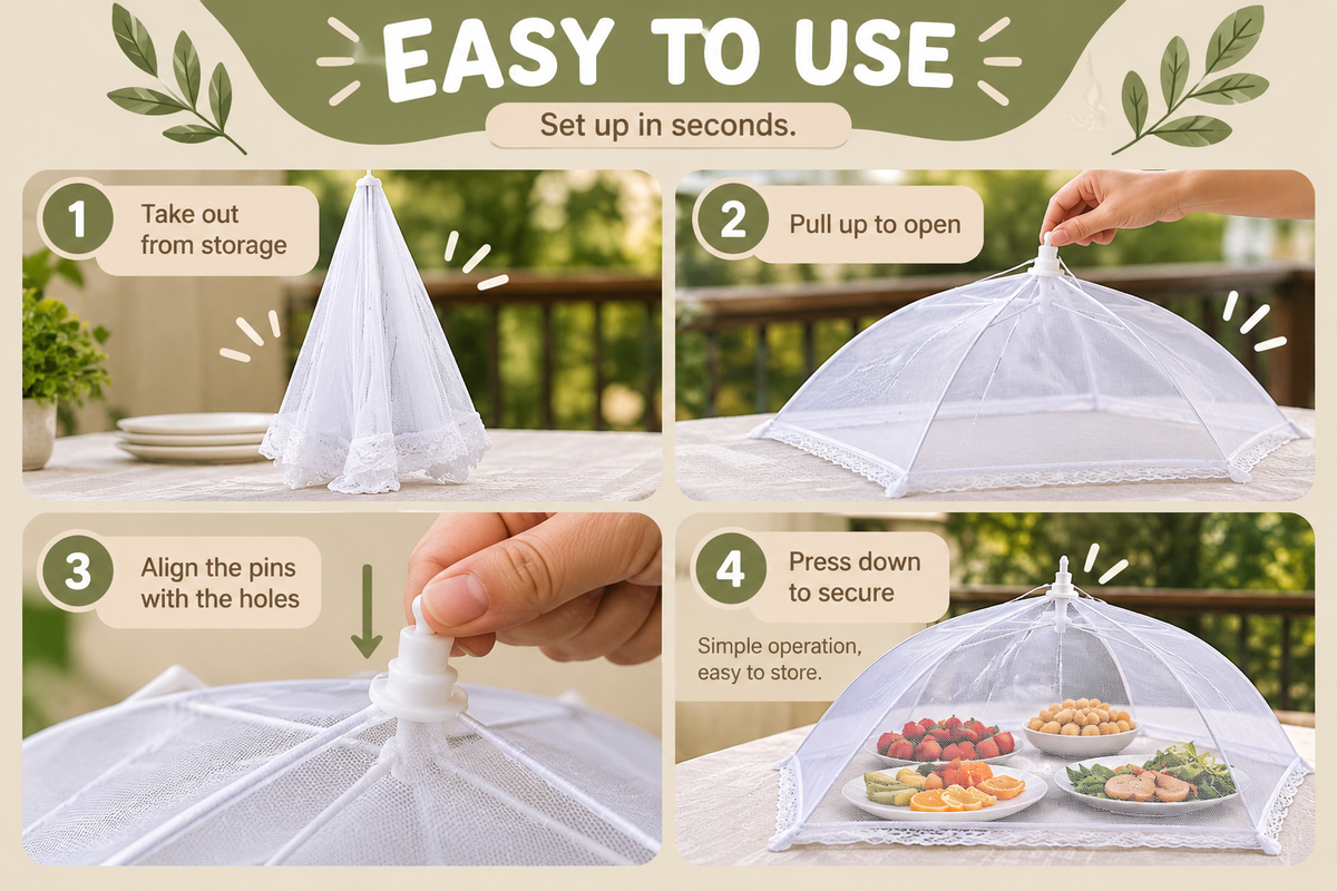 Pop-Up Mesh Food Cover