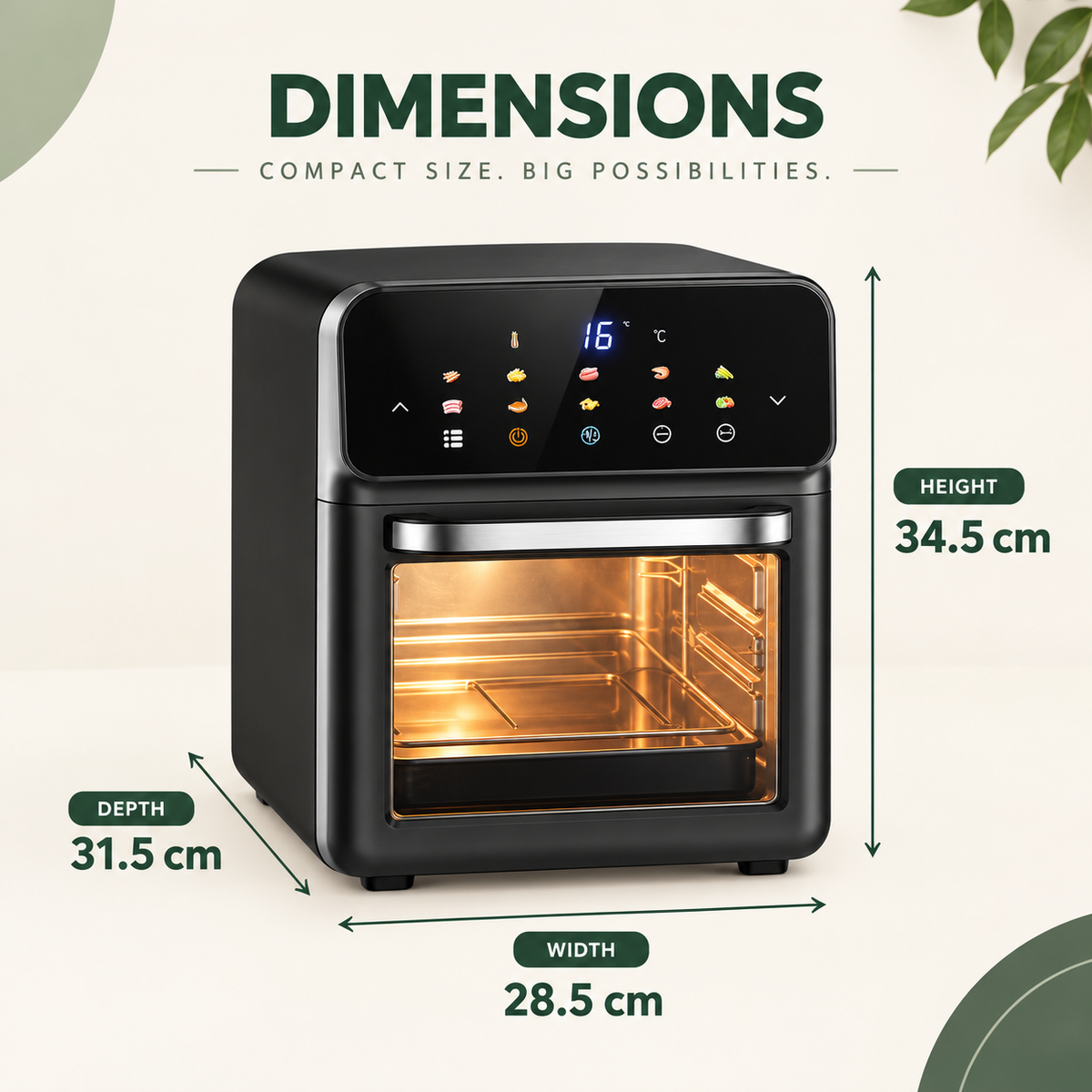 10L Large-Capacity Air Fryer Oven